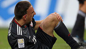 Es zieht sich: Franck Ribéry muss wohl noch zwei, drei Wochen auf sein Comeback warten.