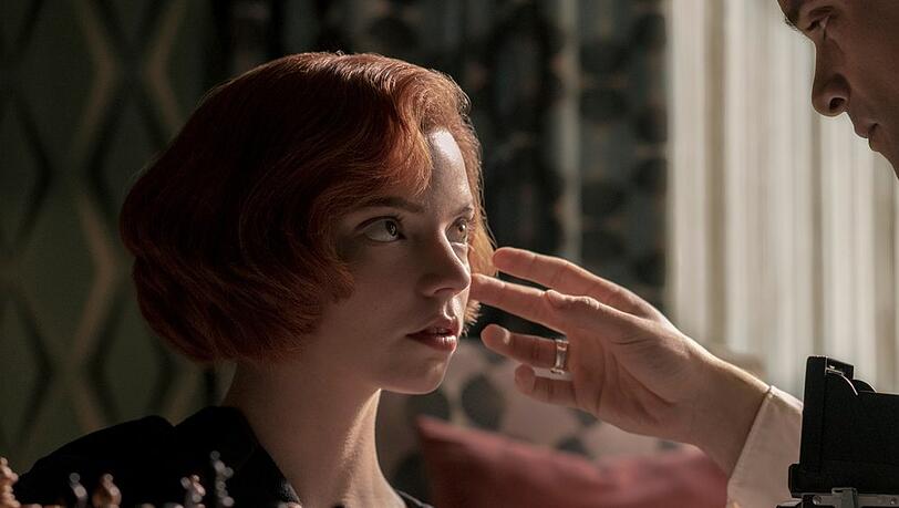 Anya Taylor-Joy in "Das Damengambit".