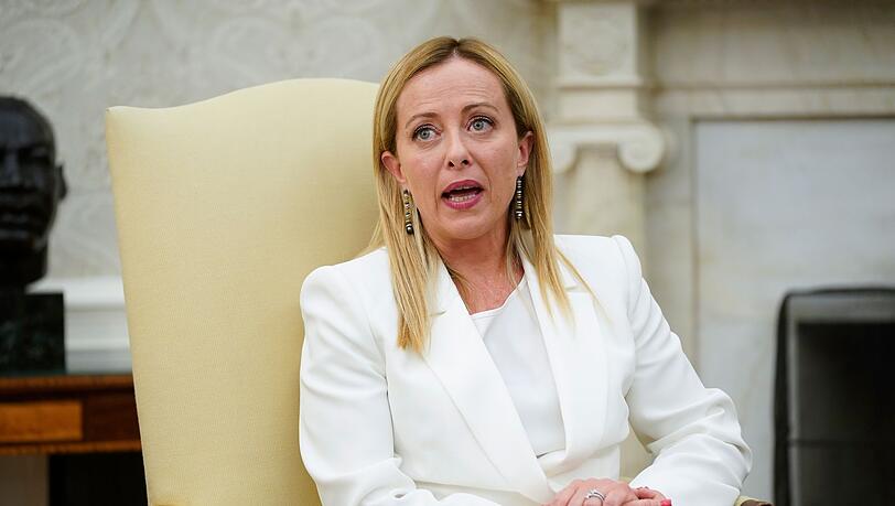 Italiens Ministerpräsidentin Giorgia Meloni. Italiens Ministerpräsidentin Giorgia Meloni.