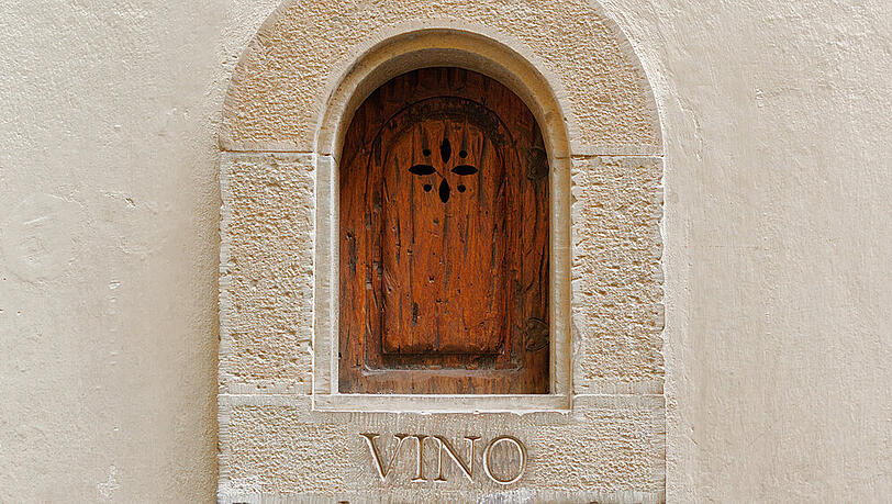 Die "buchette del vino" stammen aus dem Mittelalter.