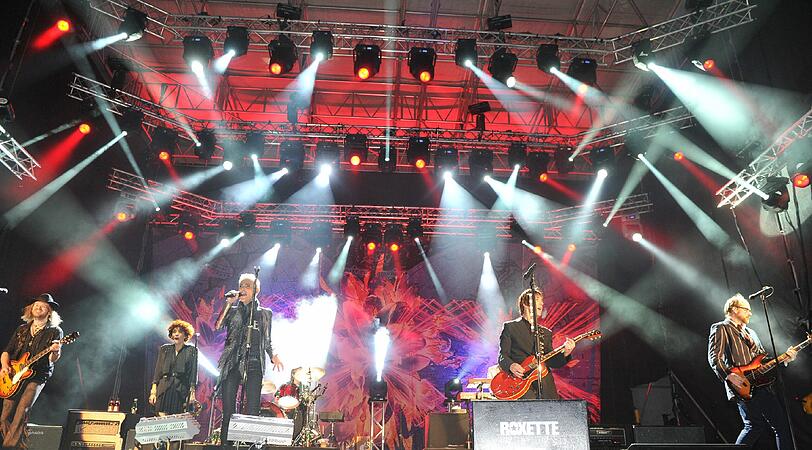 Auftaktkonzert zur Skisaison 2011/2012: Am Samstag trat die schwedische Popband Roxette auf.