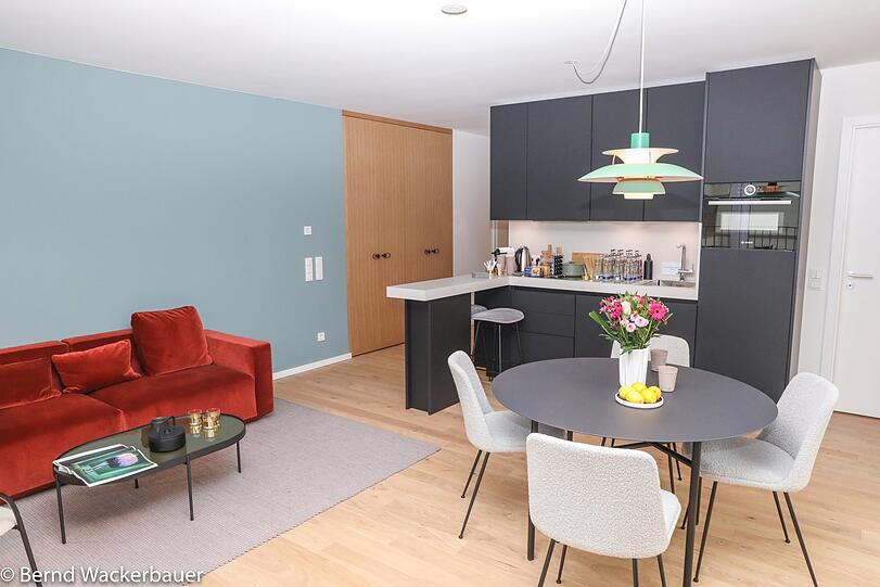 Diese Zwei-Zimmer-Konzeptwohnung ist zu besichtigen.