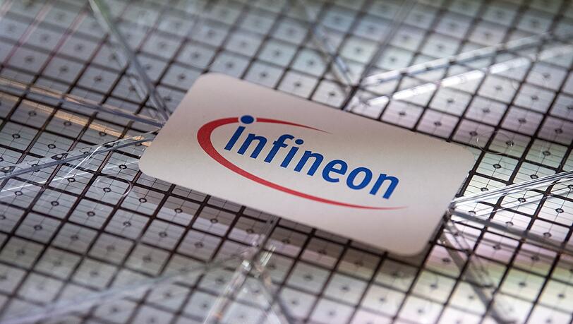 Ein Wafer von Infineon.