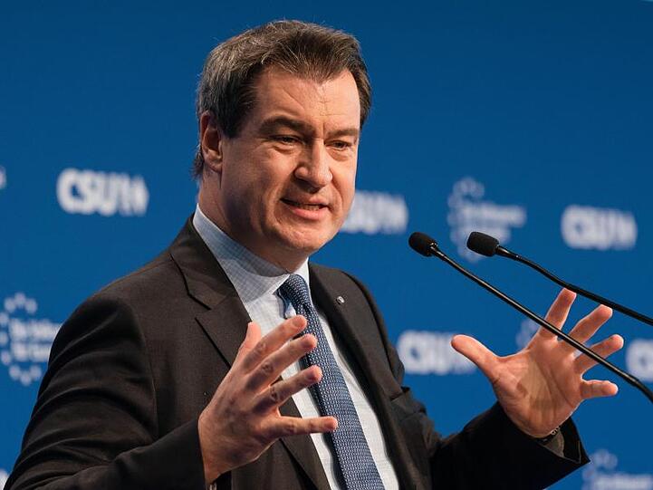Der bayerische Ministerpräsident Markus Söder (CSU) ist zu sehen. Foto: Nicolas Armer/Archiv