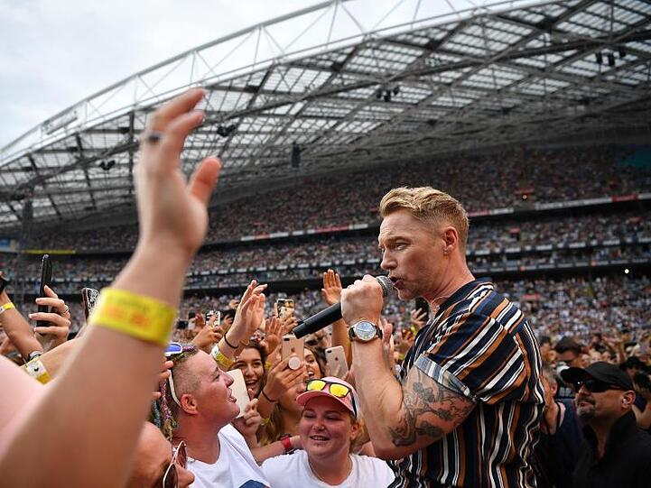 Ronan Keating unterstützt mit seinem Auftritt die Buschbrand-Hilfe.