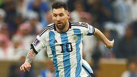 Im WM-Finale trug Lionel Messi einen besonderen Talisman.