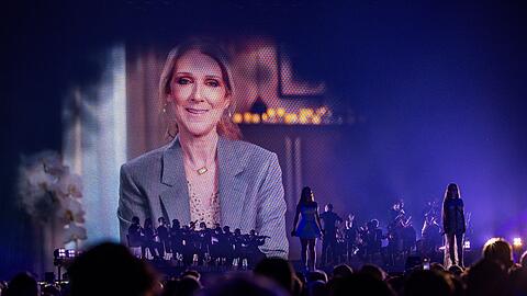 Grüßt bislang nur per Videobotschaft: Céline Dion.