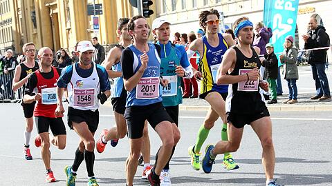 Der Münchner Marathon führt die Läufer durch die gesamte Stadt.
