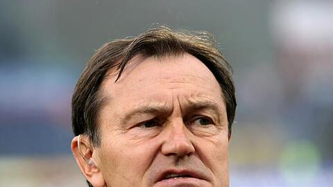 Ex-1860-Trainer Ewald Lienen.