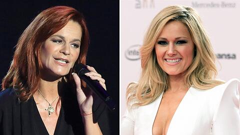 Beide zu Weihnachten im TV zu sehen: Die Schlagerstars Andrea Berg und Helene Fischer.