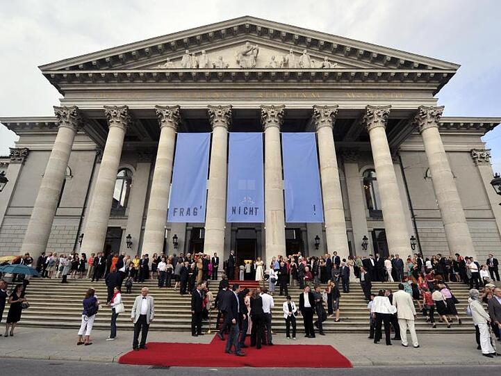 Das Gebäude des Münchner Nationaltheaters. Foto: Andreas Gebert/dpa/Archivbild