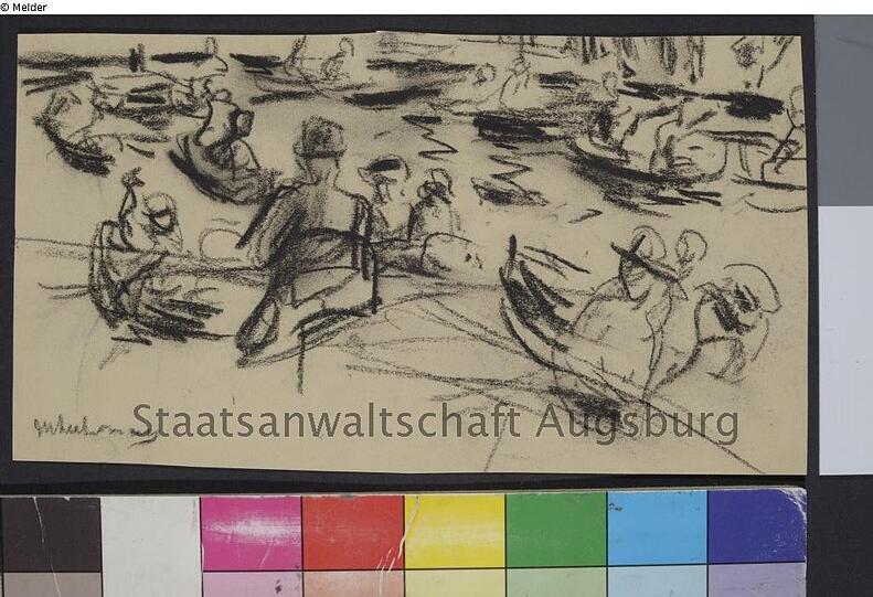 Max Liebermann: "Personen in Booten"