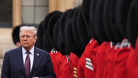 Trump ist ein Fan der britischen Monarchie.