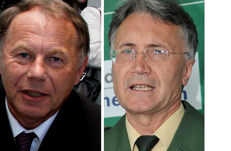 Landespolizeipräsident Kindler untersagt die Kontroll-Listen, Mittelfrankens Polizei-Vize Fertinger (re.) aber mag Statistiken.