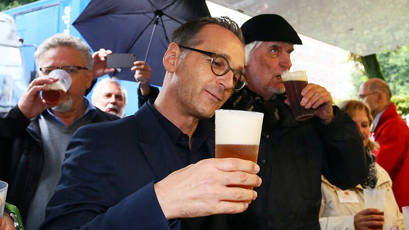 Der Bundesaußenminister zu Besuch in München: Heiko Maas (SPD) auf dem Isarinselfest.