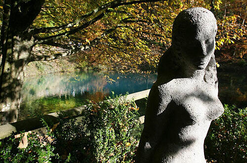 Blautopf: Statue der "schönen Lau", Foto: TVB
