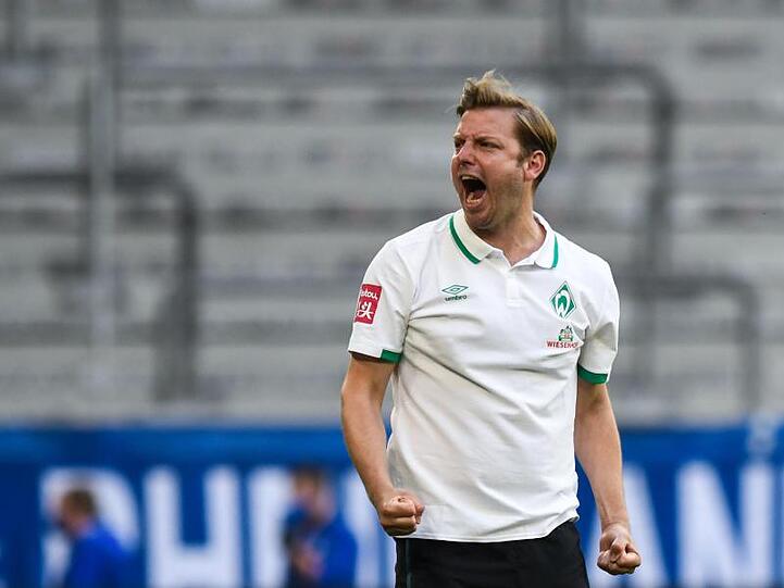 Werder-Trainer Florian Kohfeldt hofft auf ein weiteres Erfolgserlebnis im Abstiegskampf.