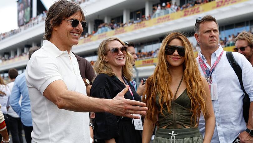 Tom Cruise traf in Miami auf Shakira.