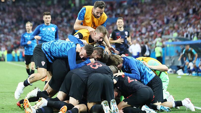 Bei der Fußball-WM 2018 richtig stark: die kroatische Nationalmannschaft.