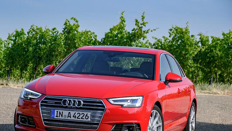 Der Audi A4 (hier das akutelle Modell) ist auf Platz 5 der meistgefragten Gebrauchtwagen. Der Audi A4 (hier das akutelle Modell) ist auf Platz 5 der meistgefragten Gebrauchtwagen.