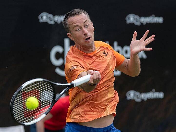 Philipp Kohlschreiber unterliegt in Stuttgart bereits in Runde eins dem Serben Miomir Kecmanovic.