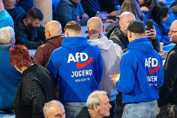 Eine Veranstaltung der rechtspopulistischen AfD in Greding. Eine Veranstaltung der rechtspopulistischen AfD in Greding.