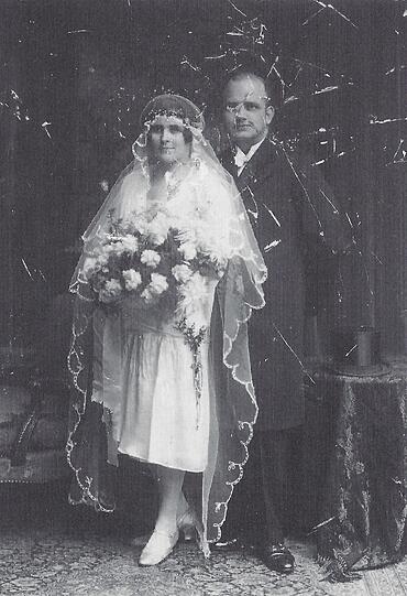 Er war Metzger, sie Köchin: Richard Süßmeiers Eltern Michael und Anna an ihrem Hochzeitstag.