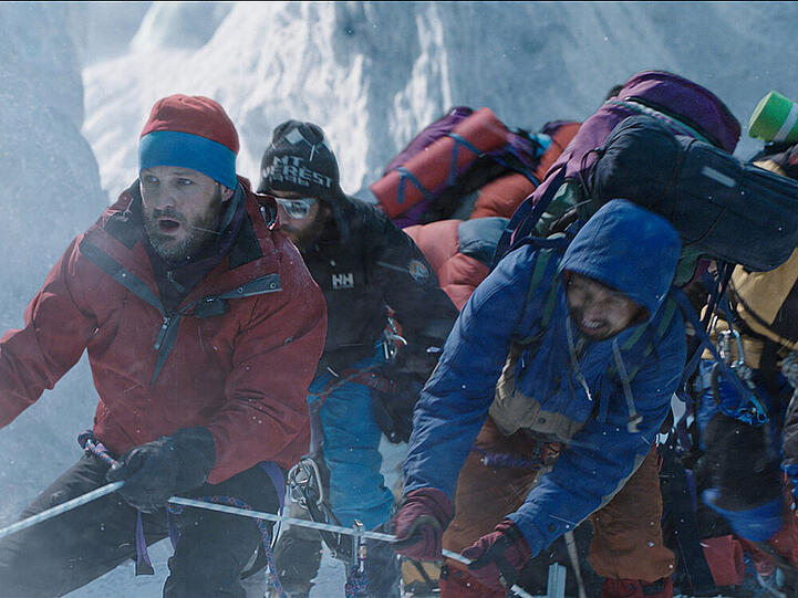 Für "Everest" begab sich der prominente Cast um Jason Clarke in große Gefahr