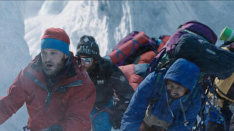 Für "Everest" begab sich der prominente Cast um Jason Clarke in große Gefahr