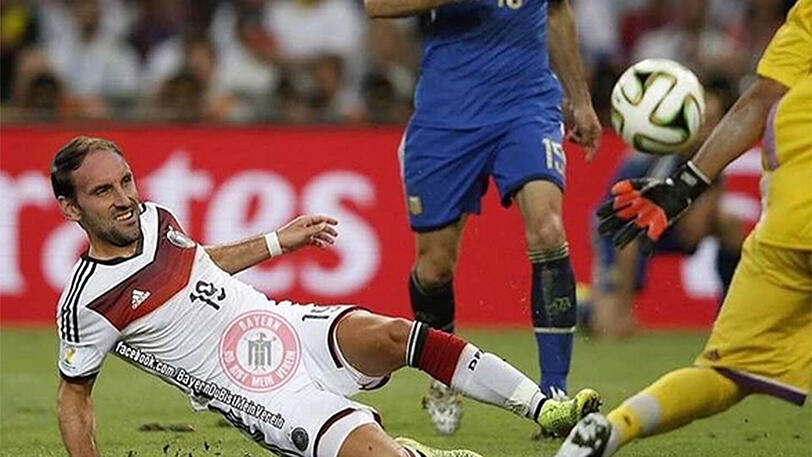 Tom Starke behauptet, dass er am 13. Juli 2014 im WM-Finale gegen Argentinien den Siegtreffer erzielt hat...