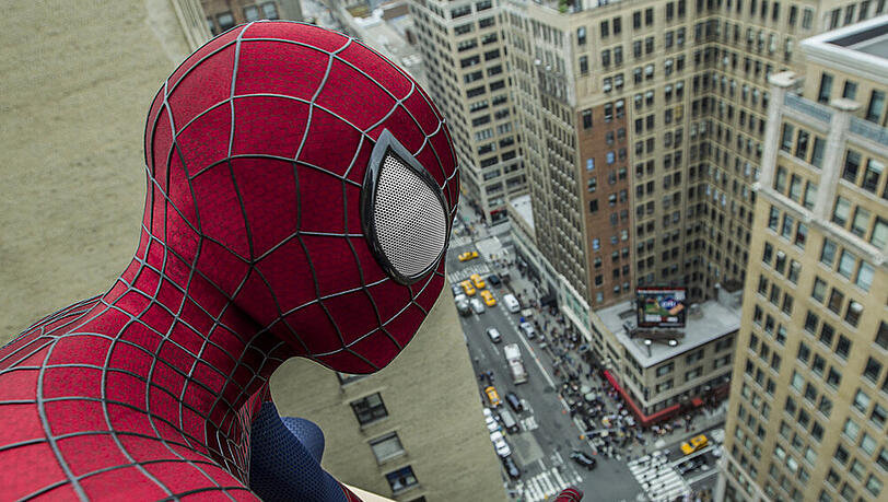 Spider Man wird in der neuesten Verfilmung von Pharrell Williams und Co. musikalisch begleitet Spider Man wird in der neuesten Verfilmung von Pharrell Williams und Co. musikalisch begleitet