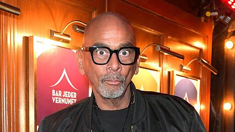 Pierre Sanoussi-Bliss im Februar bei einer Theater-Premiere in Berlin.