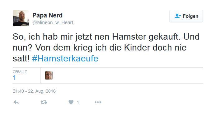 So amüsieren sich Twitter-User über die Hamsterkäufe im Konzept zur Zivilverteidigung.