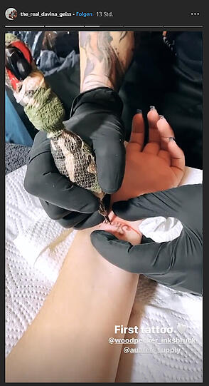 Für Davina Geiss geht der Name ihrer Schwester Shania unter die Haut.
