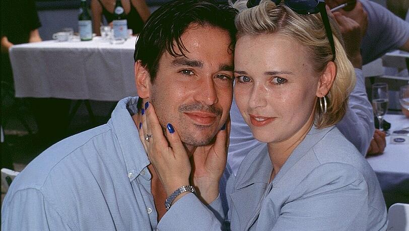 Tina Ruland und Manou Lubowski beim Filmpreis 1998 in Berlin Tina Ruland und Manou Lubowski beim Filmpreis 1998 in Berlin