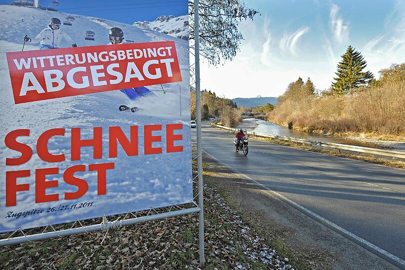 Von wegen Schneefest!