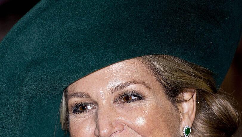 Hier trägt Königin Máxima der Niederlande noch eine Zahnspange Hier trägt Königin Máxima der Niederlande noch eine Zahnspange