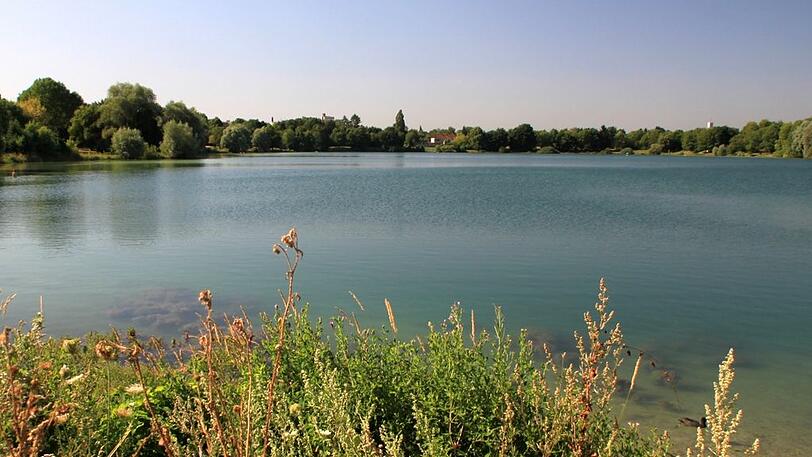 Der Lerchenauer See: Hier kam es zum Polizeieinsatz.