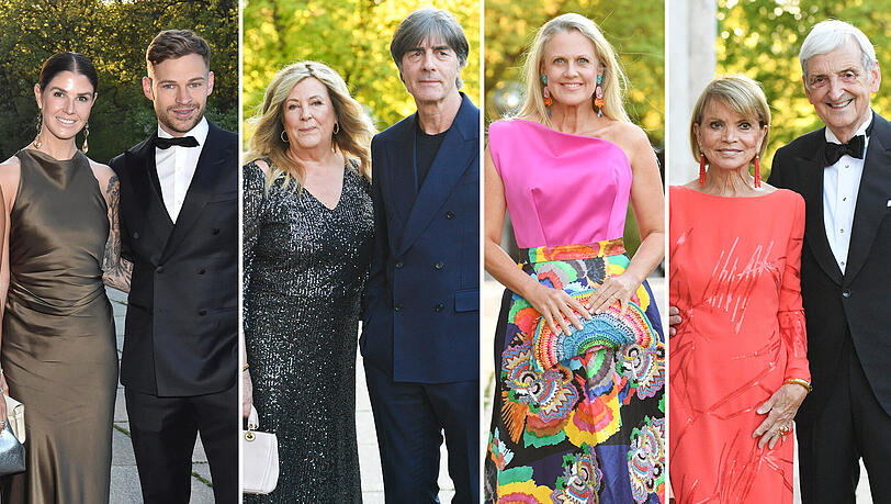 Elegante Roben f&uuml;r den guten Zweck: Diese Promis zeigten sich am Donnerstagabend in M&uuml;nchen...