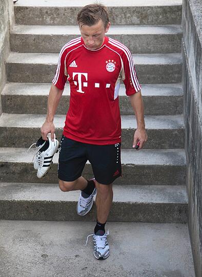 Bayern Training mit Spezial-Gast Uli Hoeneß: Die Bilder vom Gardasee