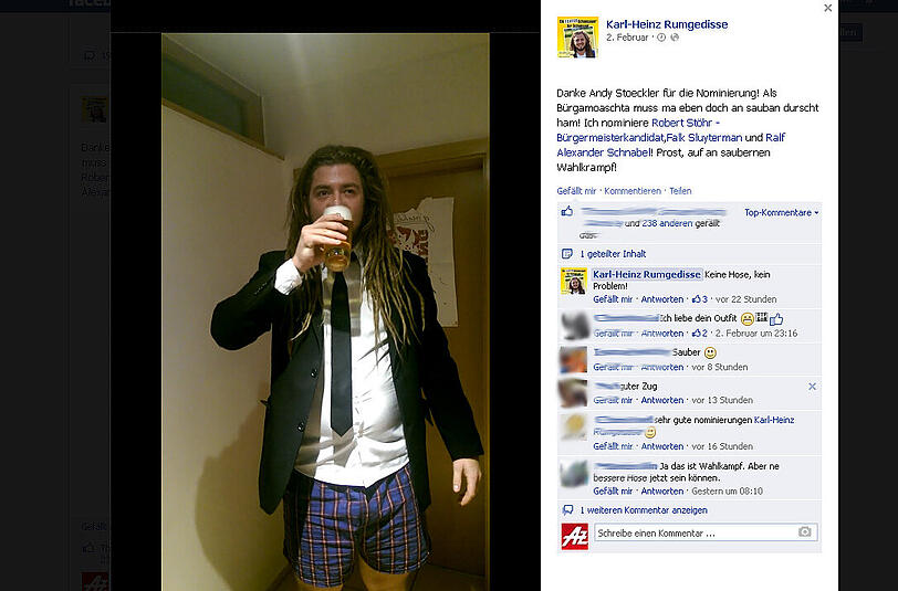 Bier leer in nur acht Sekunden - das bedauert Tobias Kalbitzer aus Schongau jetzt.