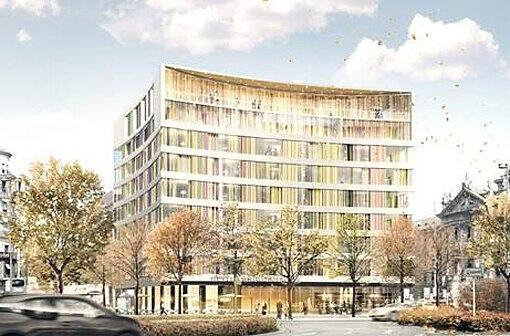 Der Vorschlag der Sauerbruch Hutton Architekten für den Königshof