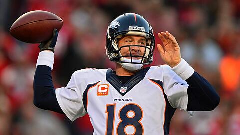 Star-Quarterback Peyton Manning trifft mit den Denver Broncos im Superbowl auf die Seattle Seahawks.