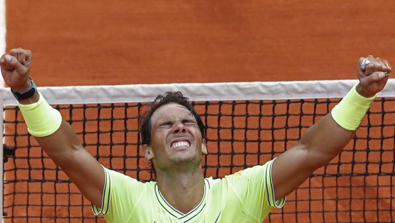 Rafael Nadal feiert seinen Triumph bei den French Open. Rafael Nadal feiert seinen Triumph bei den French Open.
