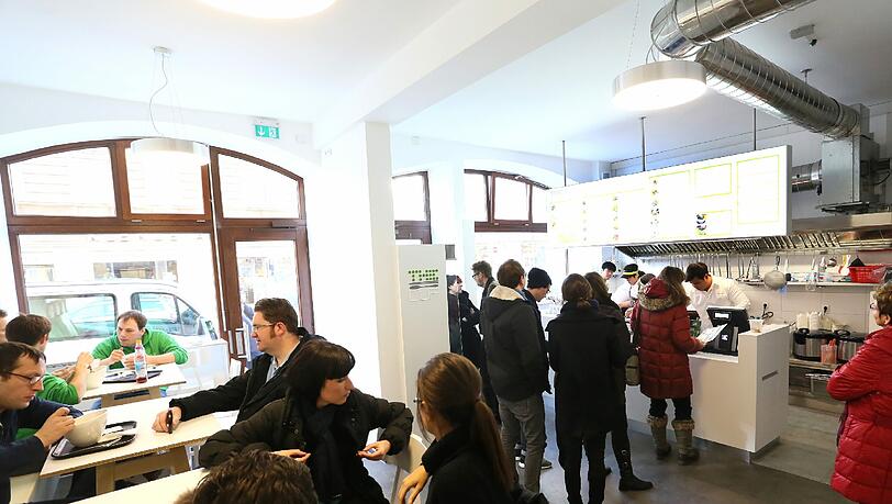 Die Cup-Filiale in der Fraunhoferstraße ist die erste in Europa.