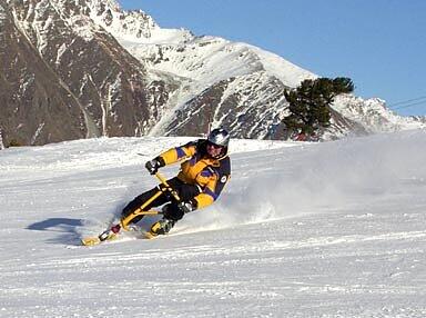 Elegante Abfahrt mit dem Snowbike, Foto: Snowbike-Team