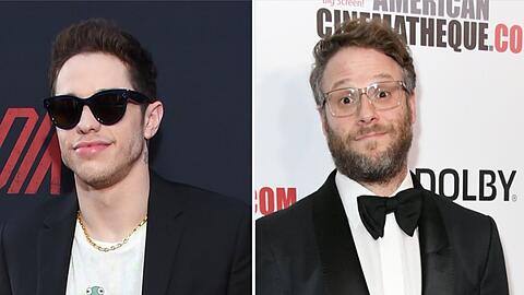 Pete Davidson (links) und Seth Rogen sind nur zwei der Stars aus "Dumb Money".