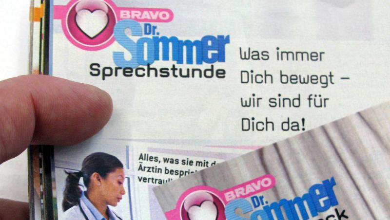 Eine Ausgabe der Jugendzeitschrift "Bravo". Foto: Franz-Peter Tschauner/dpa/Archivbild Eine Ausgabe der Jugendzeitschrift "Bravo". Foto: Franz-Peter Tschauner/dpa/Archivbild