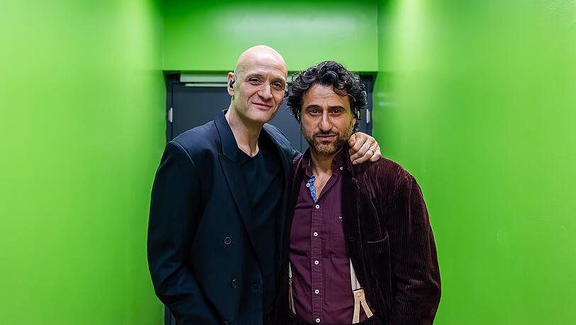 Drew Sarich (Jesus, li.) mit Serkan Kaya (Judas) Drew Sarich (Jesus, li.) mit Serkan Kaya (Judas)