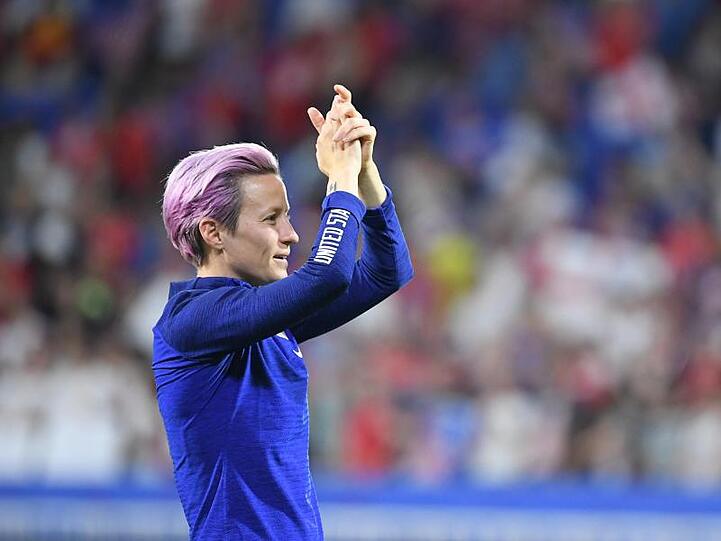 Für viele Amerikaner ist Megan Rapinoe schon vor dem Endspiel der Star des Turniers.